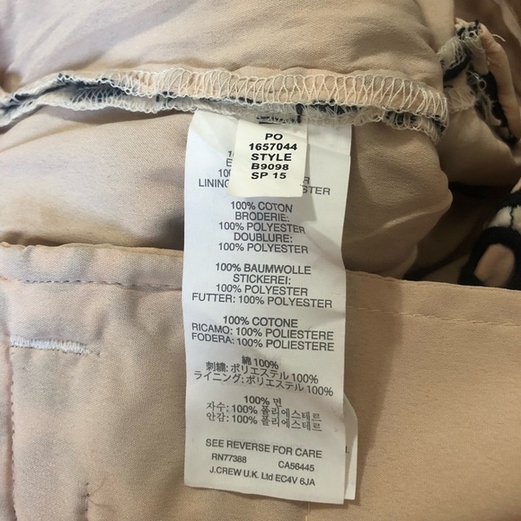 NWT J. CREW Punched Out Eyelet Shorts Size 2 - Picture 11 of 12